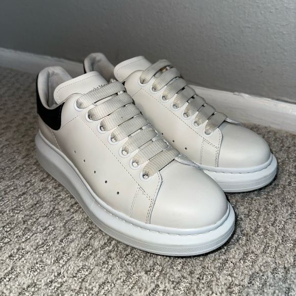 Alexander McQueen Shoes - Alexander McQueen Women's Oversized Sneaker in Black Pearl